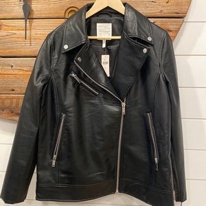 Anthropologie Avec Les Filles faux leather jacket